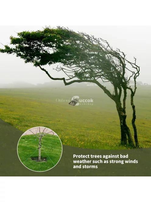 5 csomag nagy teherbírású kerti faheveder csattal