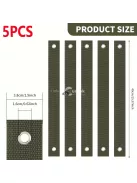 5 csomag nagy teherbírású kerti faheveder csattal