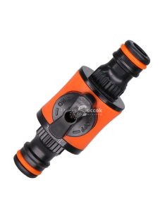 1db egyenlő kerti tömlő elzárószelep szerelvény