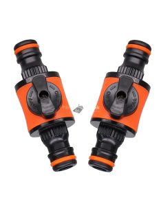 1db egyenlő kerti tömlő elzárószelep szerelvény