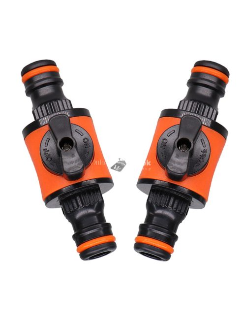 1db egyenlő kerti tömlő elzárószelep szerelvény