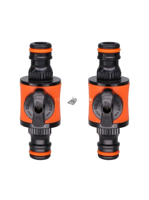 1db egyenlő kerti tömlő elzárószelep szerelvény