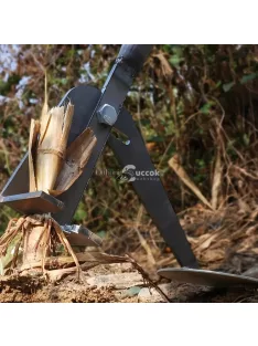   Multifunkcionális, nagy teherbírású kerti eszköz, tartós fém, fogantyú nélkül