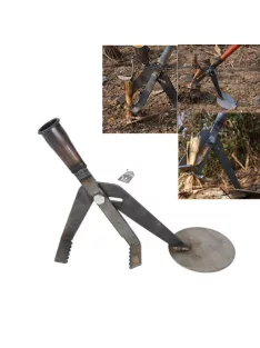   Multifunkcionális, nagy teherbírású kerti eszköz, tartós fém, fogantyú nélkül