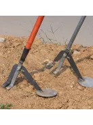 Multifunkcionális, nagy teherbírású kerti eszköz, tartós fém, fogantyú nélkül