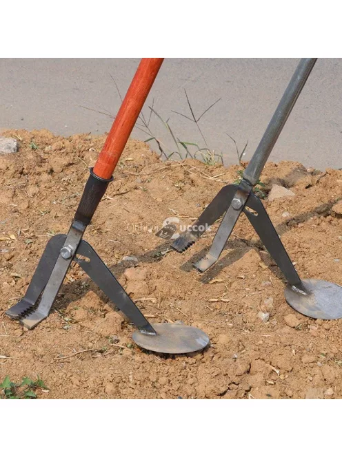 Multifunkcionális, nagy teherbírású kerti eszköz, tartós fém, fogantyú nélkül