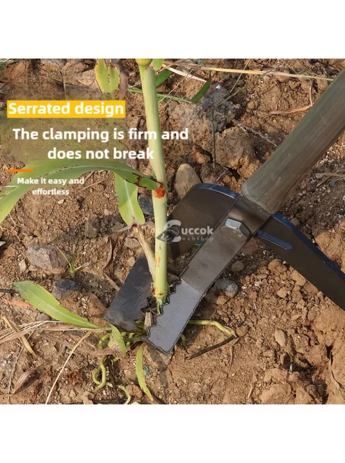 Multifunkcionális, nagy teherbírású kerti eszköz, tartós fém, fogantyú nélkül