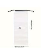 Vízálló matt áttetsző esernyőtároló táska zsinórral