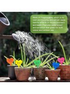 50 Szív alakú műanyag növény jelölő címke