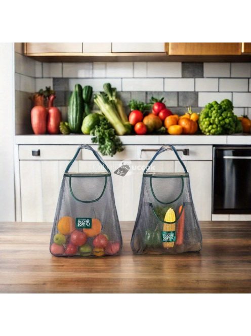 Poliészter hálós bevásárló tárolótáska