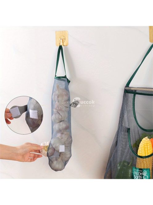 Poliészter hálós bevásárló tárolótáska