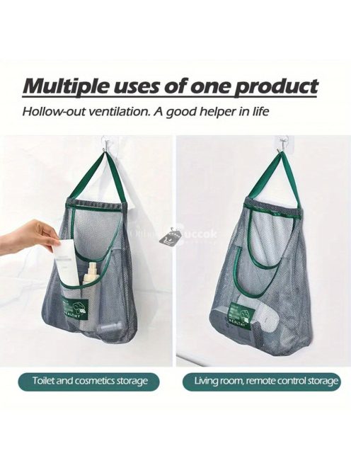 Poliészter hálós bevásárló tárolótáska