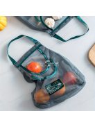 Poliészter hálós bevásárló tárolótáska