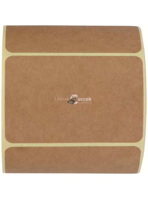 Természetes Barna Kraft Papír Matrica