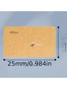 Természetes Barna Kraft Papír Matrica