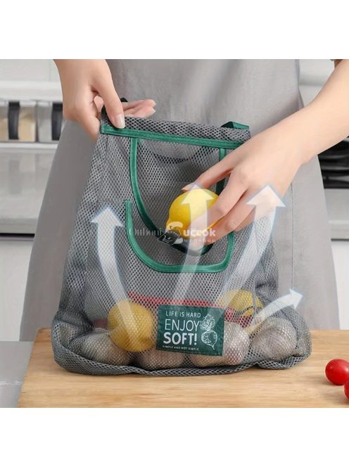 Hálós Függő Gyümölcs- és Zöldségtároló