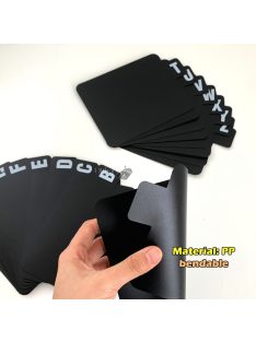   26db-os ábécés CD és DVD-rendszerező kétoldalas nyomtatott címkékkel