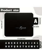 26db-os ábécés CD és DVD-rendszerező kétoldalas nyomtatott címkékkel