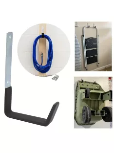 2db L-alakú Garázshorog