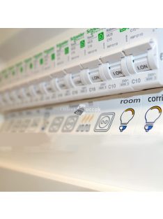 Elektromos Panel Címke Matrica, 57 Db/szett