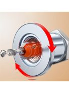 3 darabos gyorsacél faipari fúrószár készlet 3 mm-es szárral