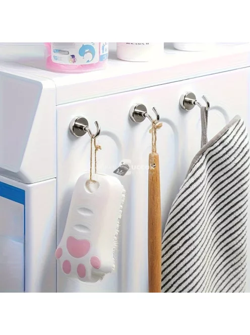 10 darabos szupererős neodímium mágneses horgok