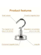 10 darabos szupererős neodímium mágneses horgok