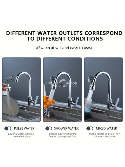 Univerzális permetező konyhai csaptelep hosszabbító