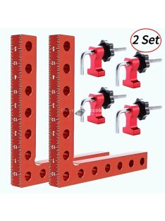 2 darabos alumínium ötvözet 90 fokos sarokszorító