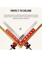 2 darabos alumínium ötvözet 90 fokos sarokszorító