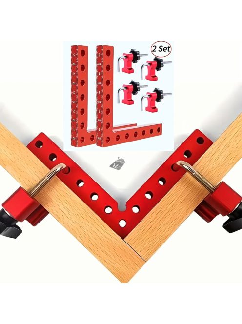 2 darabos alumínium ötvözet 90 fokos sarokszorító