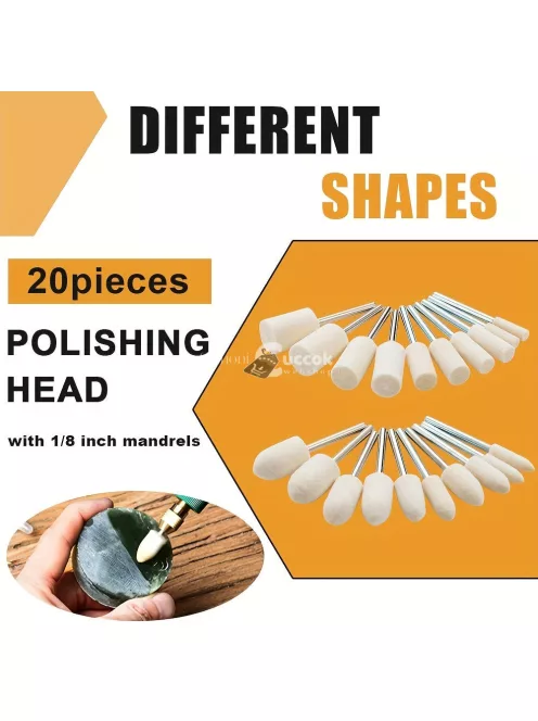 80db Polírozó csiszolókorong Forgószerszám-tartozék