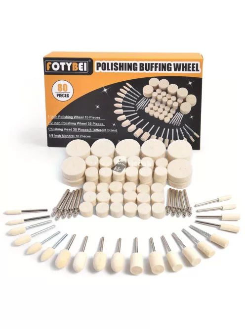80db Polírozó csiszolókorong Forgószerszám-tartozék