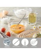 Rozsdamentes Acél Mini Habverő