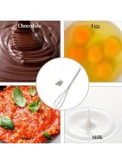 Rozsdamentes Acél Mini Habverő