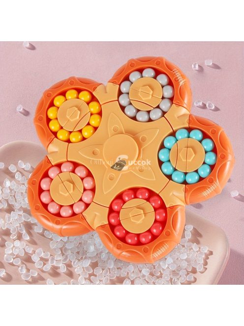 Forgó varázsbab kocka fonó, forgó kirakós játék