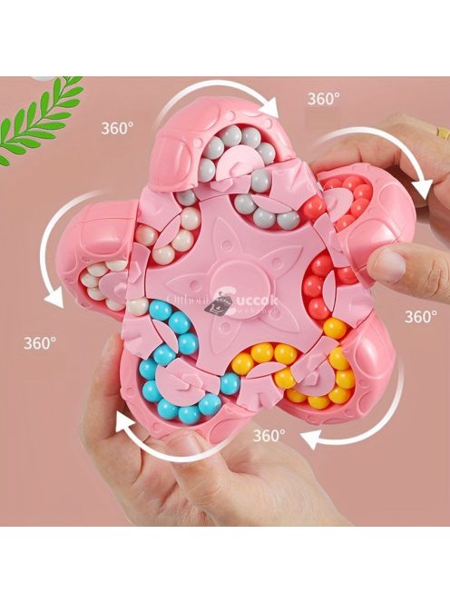 Forgó varázsbab kocka fonó, forgó kirakós játék