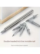 100 darab varrat nélküli duplafejű szegélyléc szeg