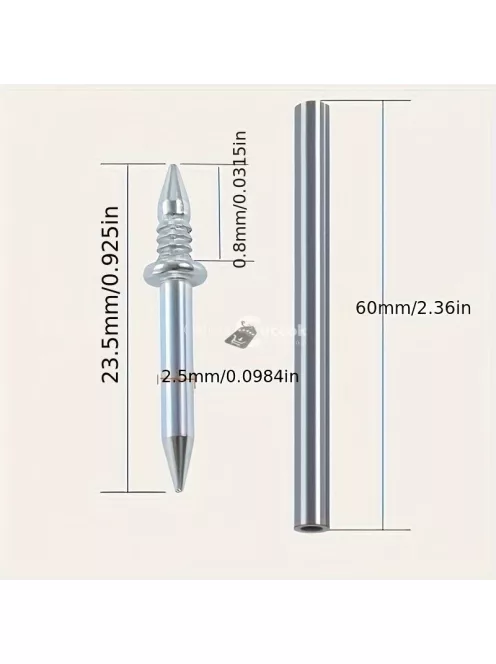 100 darab varrat nélküli duplafejű szegélyléc szeg