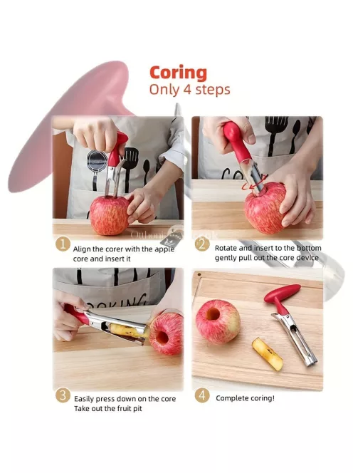 Erős almamagozó szerszám