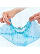 Eldobható műanyag cipővédő zsák