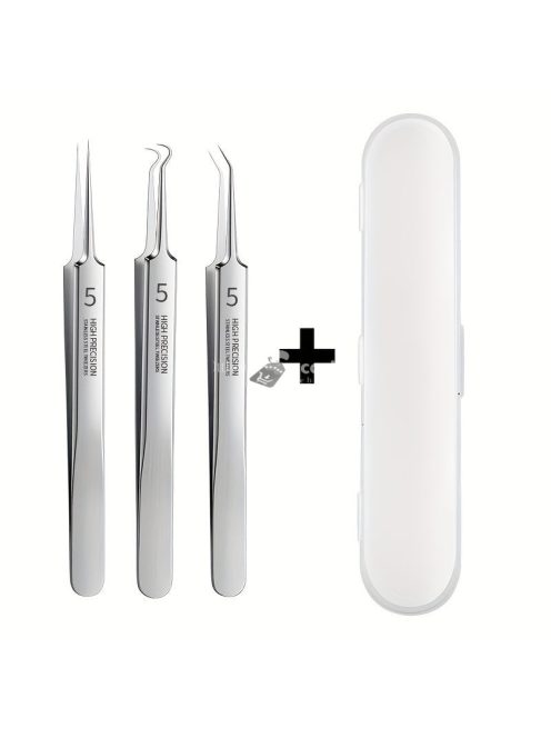 3db Professzionális csipesz