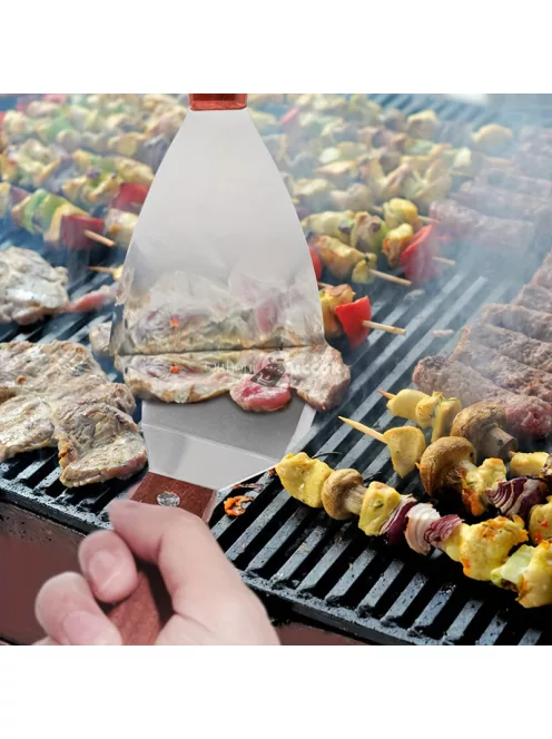Hőálló rozsdamentes acél spatula készlet