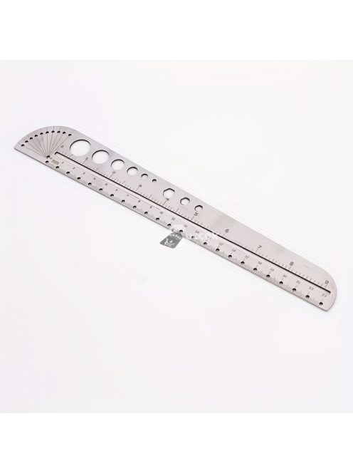 Többfunkciós rozsdamentes acél profilvonalzó nagy méretű fokozatokkal