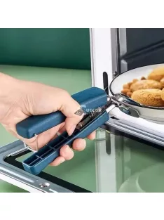   Rozsdamentes acélból készült, forrázásgátló tálfogó