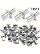 50db Alumínium Ötvözet Táguló Szegecsek Kerek Fejjel