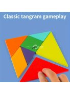 Fa Tangram geometriai alak kirakós játék