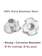 20db M6 Rozsdamentes Acél T Alakú Anya alátét