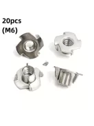 20db M6 Rozsdamentes Acél T Alakú Anya alátét