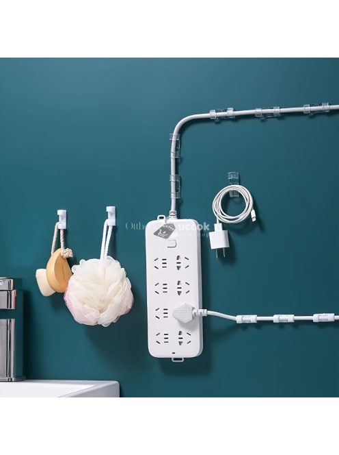 100db láthatatlan öntapadós kábel rögzítő